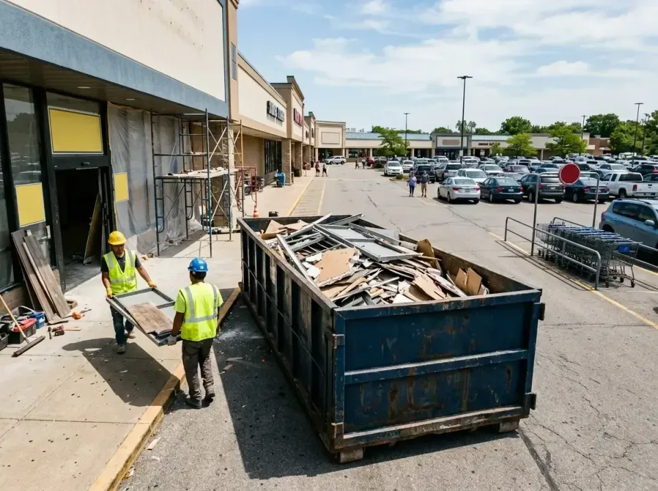 retail-store-renovation-debris-003 — frequently asked questions, Roll-off Dumpster Rentals in Auburn, IL